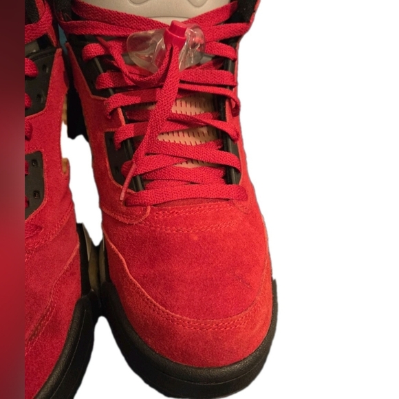 2009 Nike Air Jordan 5 Retro DMP "Raging Bull Red Suede"  136027-601 US Sz 10.5. - Picture 14 of 16